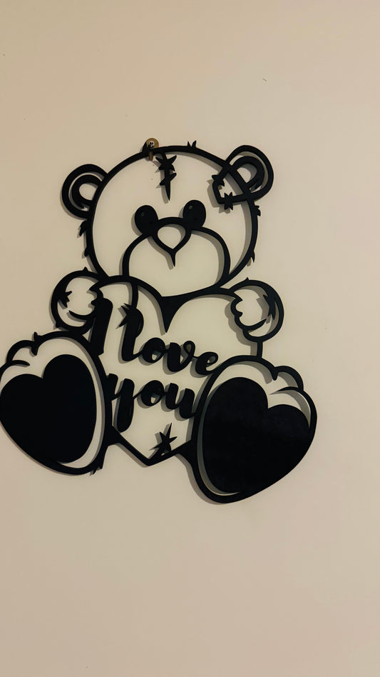 Bear in The Woods Wall Decor