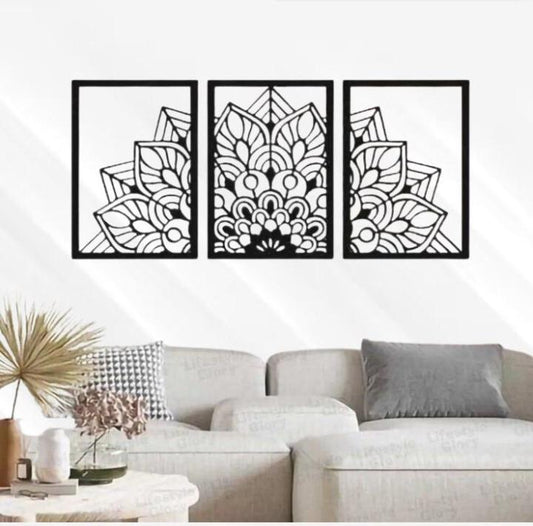 Floral Mandala Wall Art