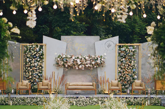 Customized Wedding Stage Decorations – A Grand Backdrop for Your Big Day